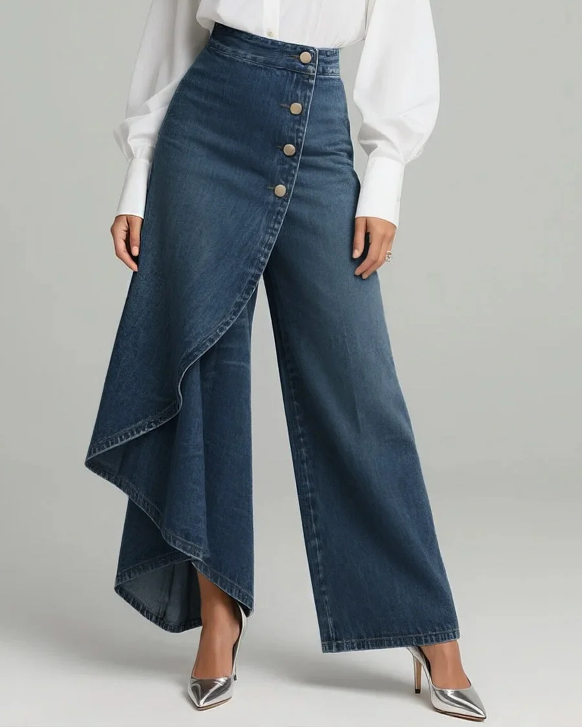 Wikke - Pantalones vaqueros de Mujer