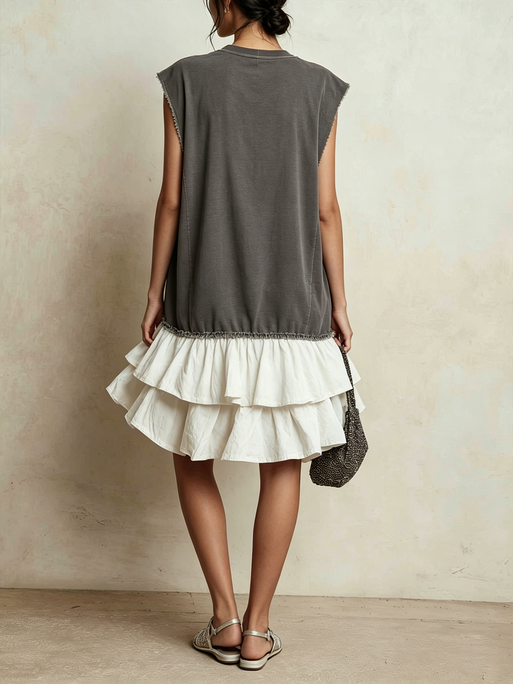 Ilaria | Vestido casual de bloques de color, holgado, para vacaciones