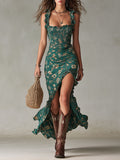 Natalia | Vestido Midi Elegante Estilo Retro