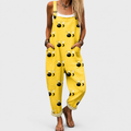Overol Estampado Abejas Amarillo