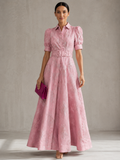 Fátima | Vestido Corto con Mangas Abullonadas