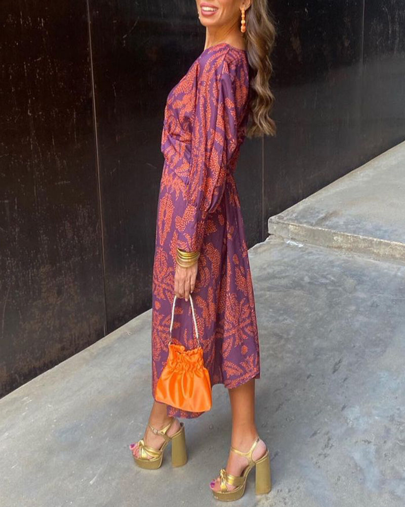Jimena | Vestido Midi de Elegancia Floral