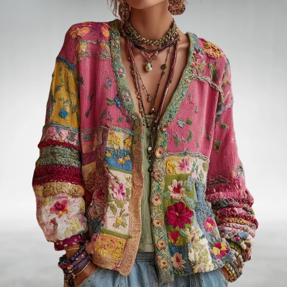 Milla Chaqueta de Punto Boho