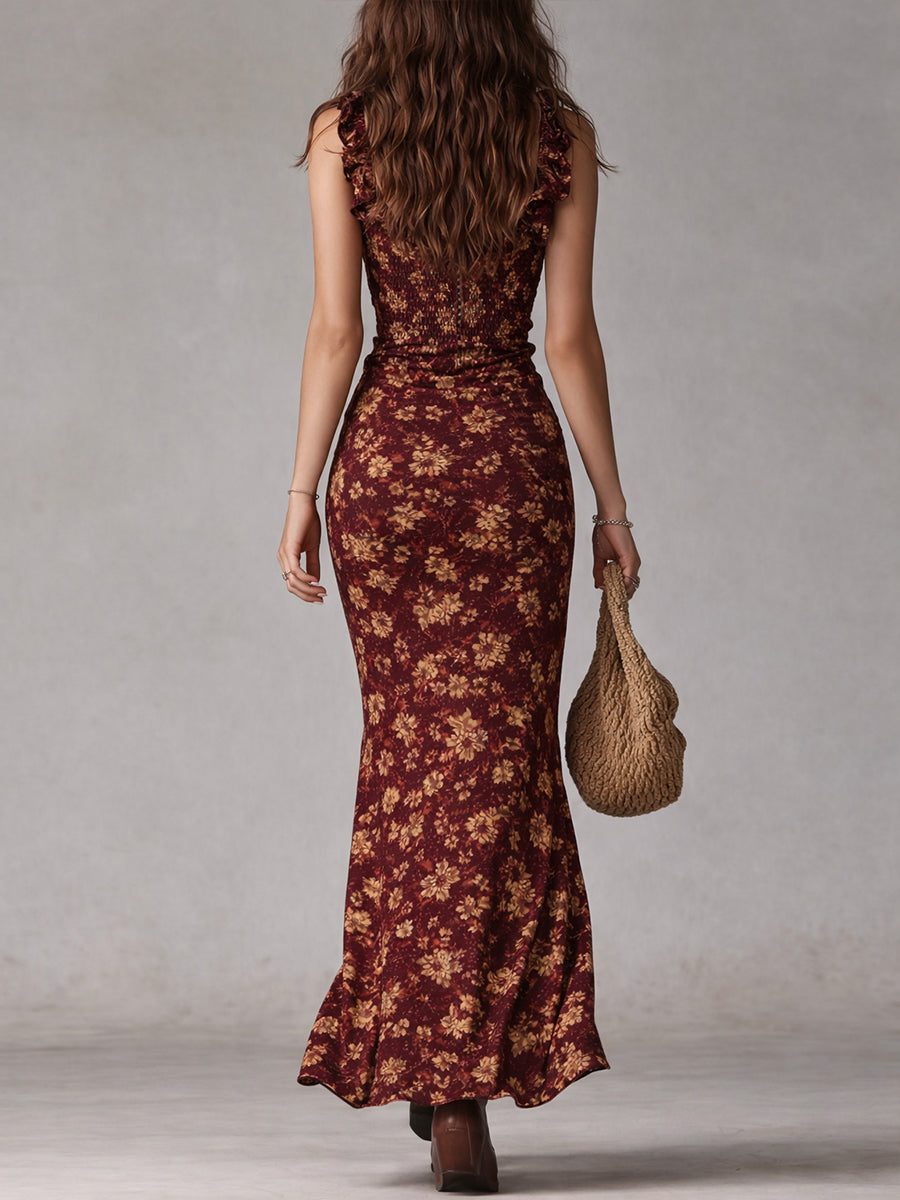 Natalia | Vestido Midi Elegante Estilo Retro