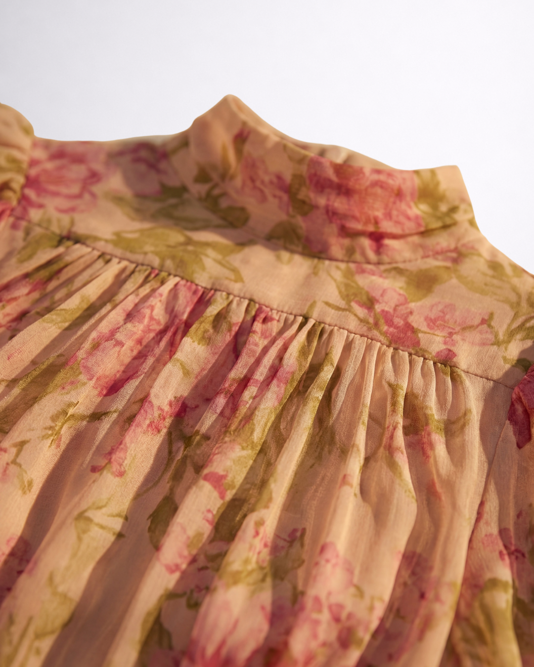 Diana | Vestido Largo Floral en Chifón