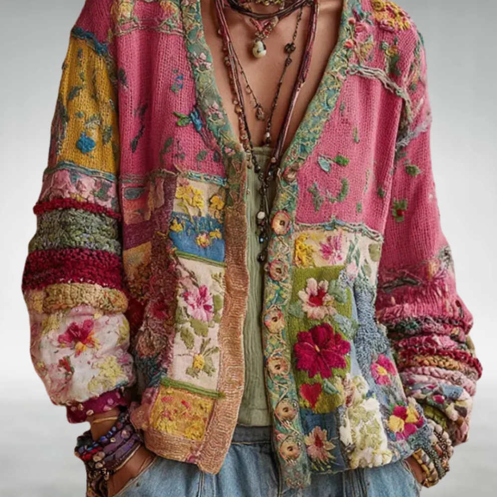 Milla Chaqueta de Punto Boho