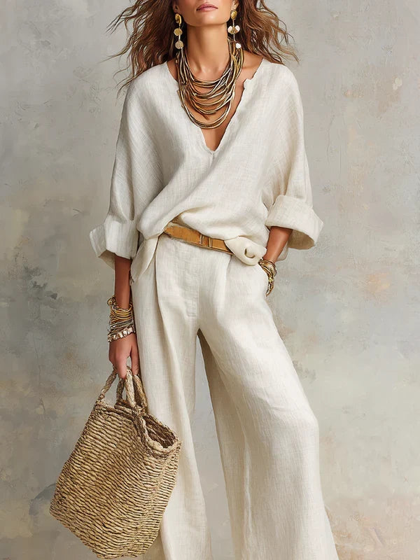 Conjunto Regina · Lino Natural