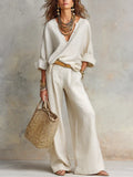 Conjunto Regina · Lino Natural