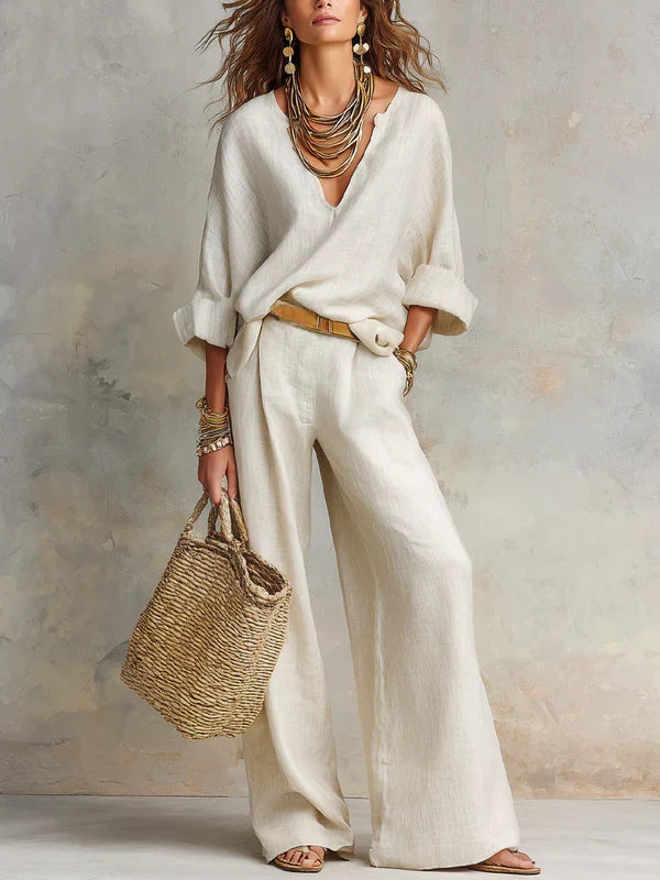 Conjunto Regina · Lino Natural