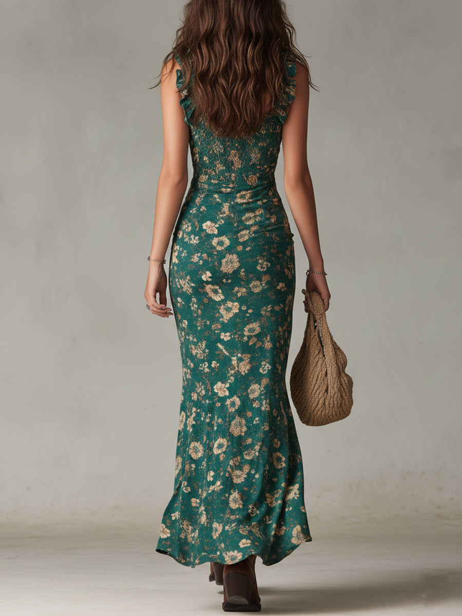 Natalia | Vestido Midi Elegante Estilo Retro