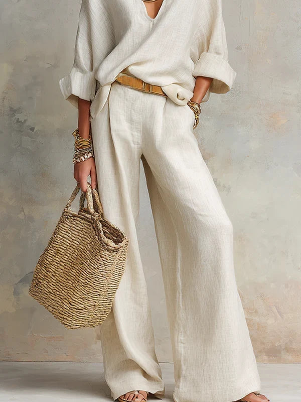 Conjunto Regina · Lino Natural