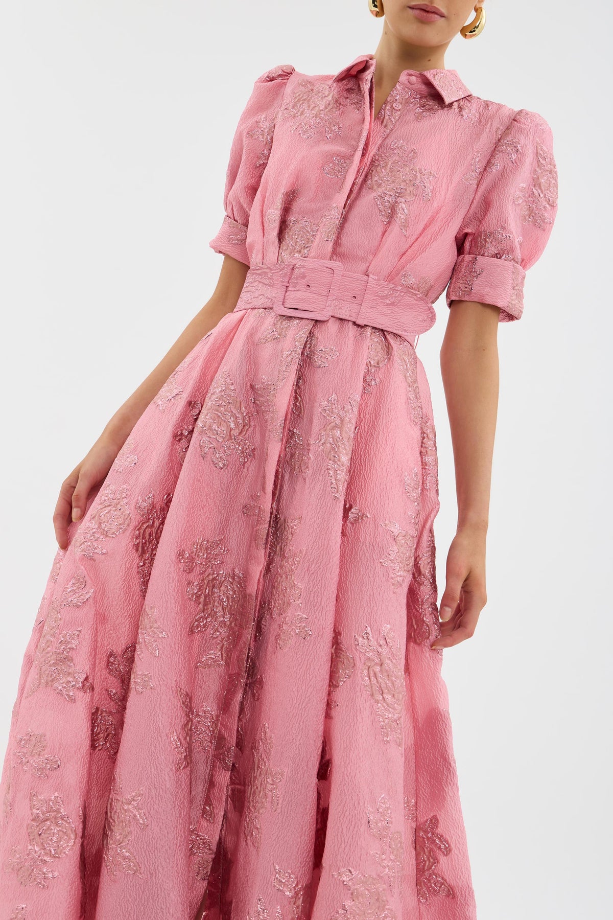 Fátima | Vestido Corto con Mangas Abullonadas