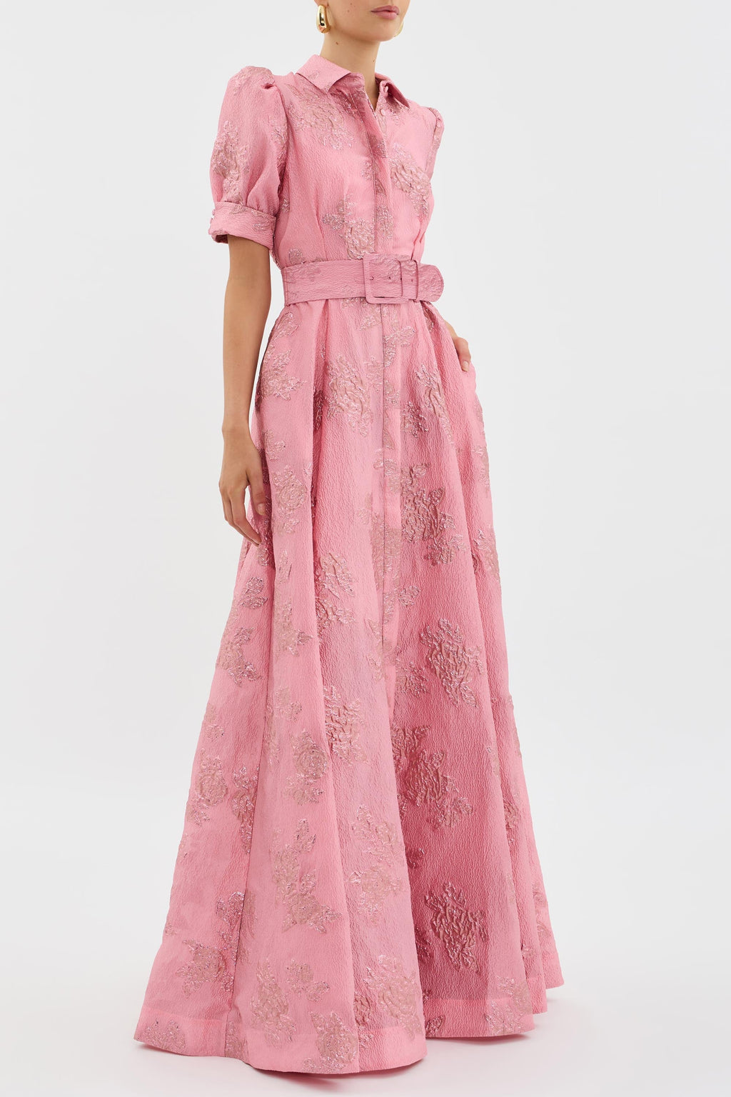 Fátima | Vestido Corto con Mangas Abullonadas