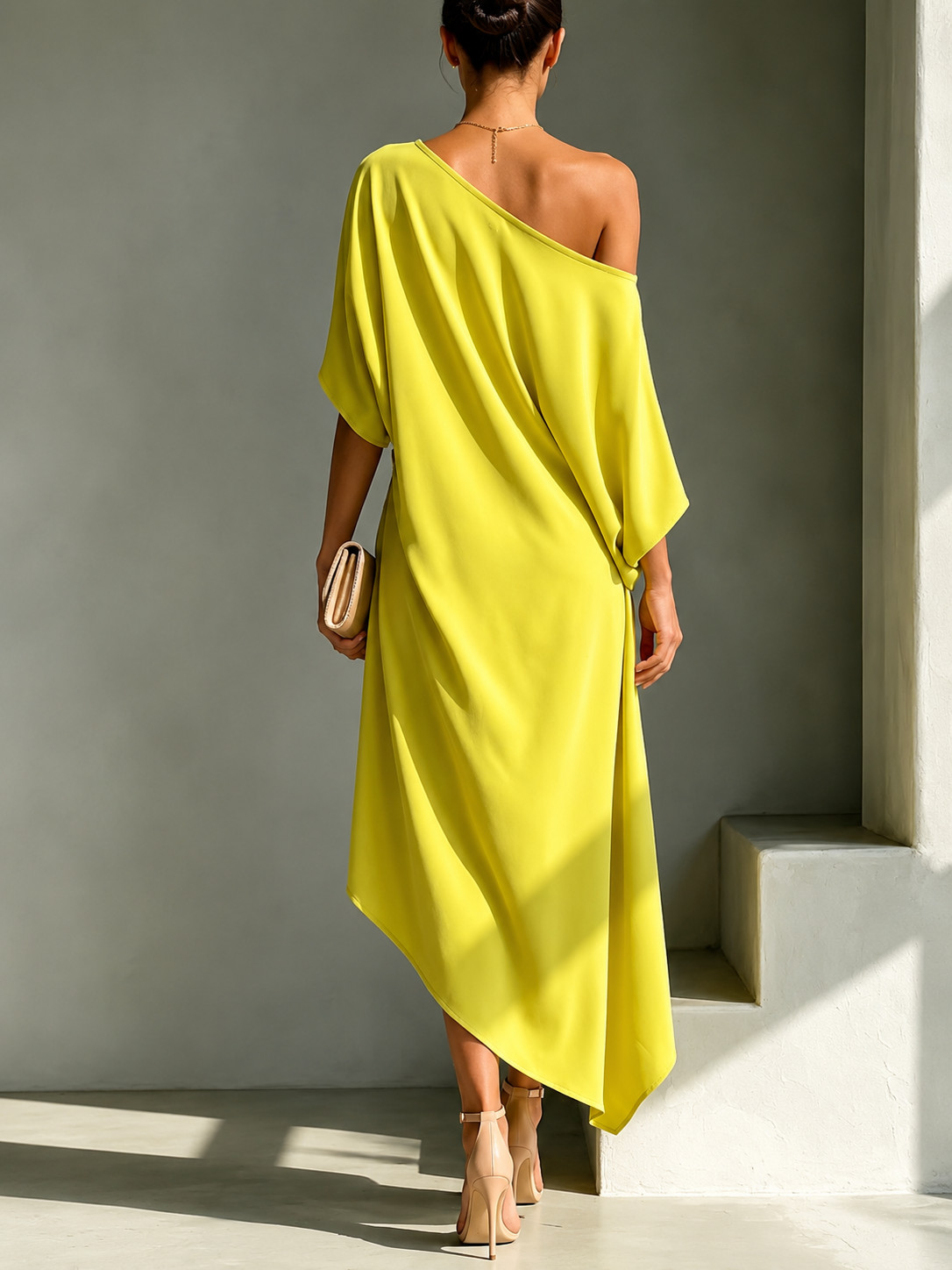 Camila | Vestido asimétrico elegante