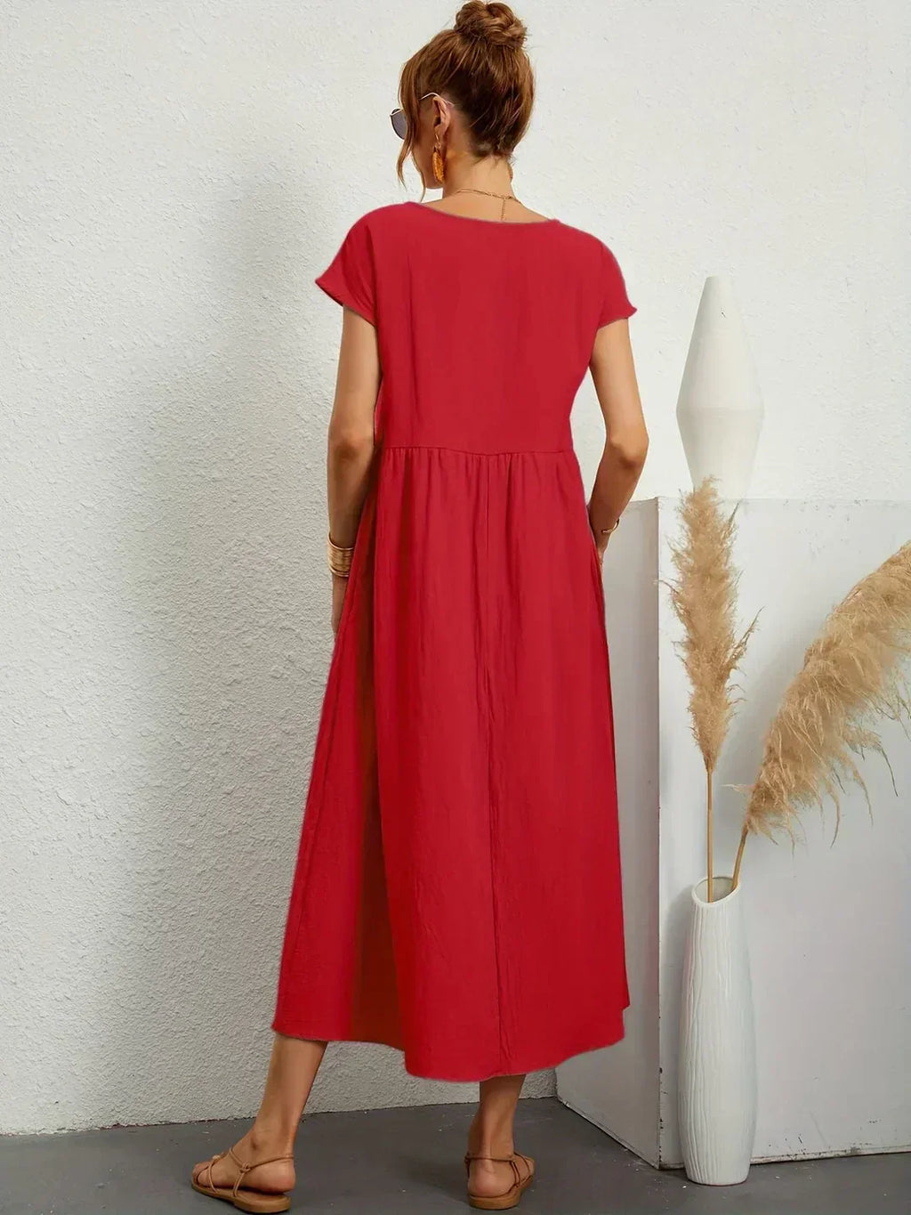 Gabriela | Vestido midi fluido de elegancia atemporal