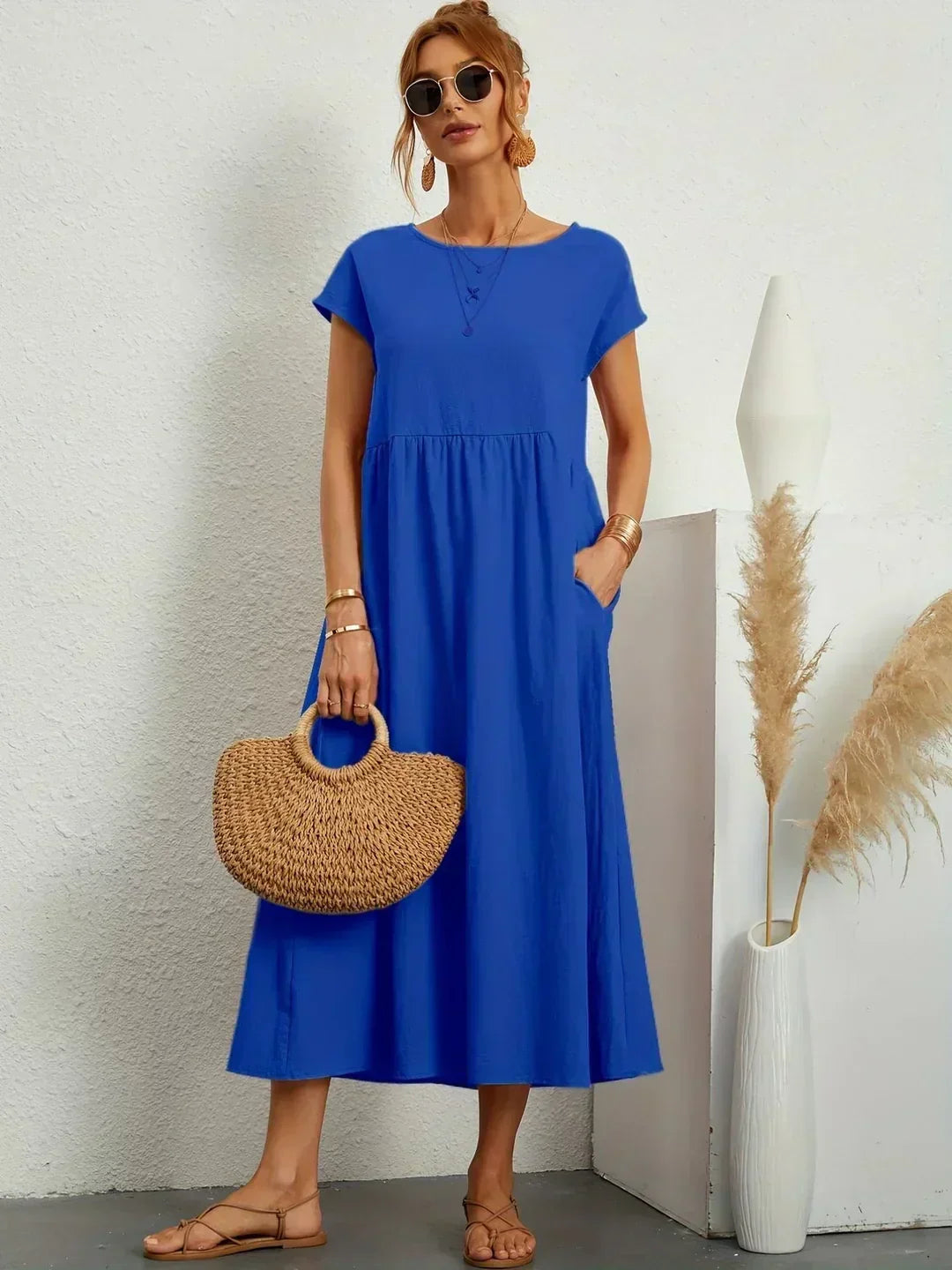 Gabriela | Vestido midi fluido de elegancia atemporal