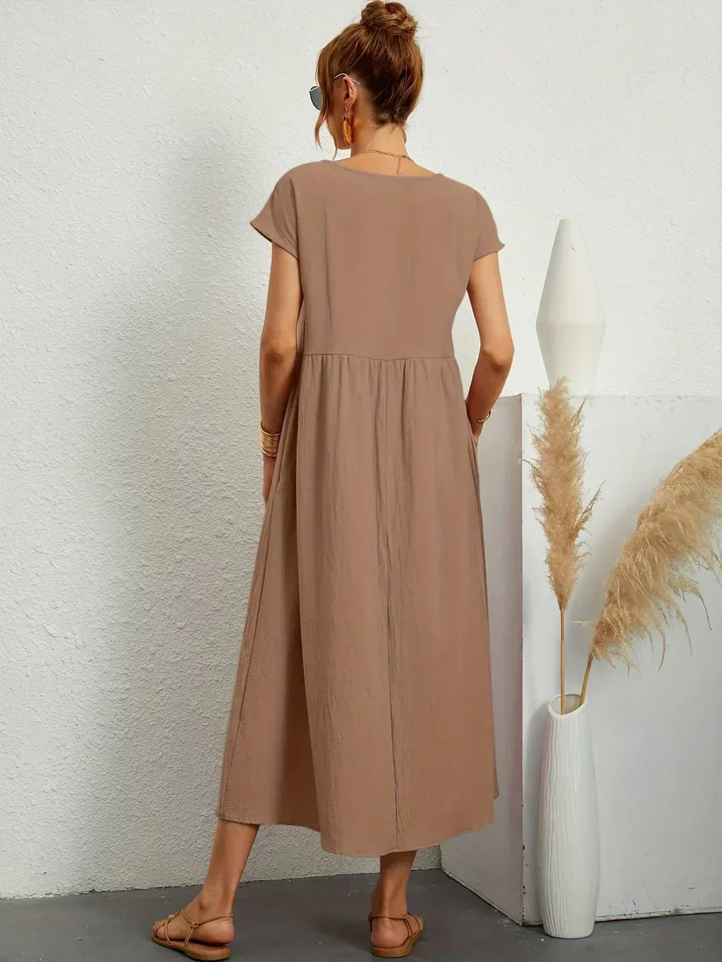 Gabriela | Vestido midi fluido de elegancia atemporal