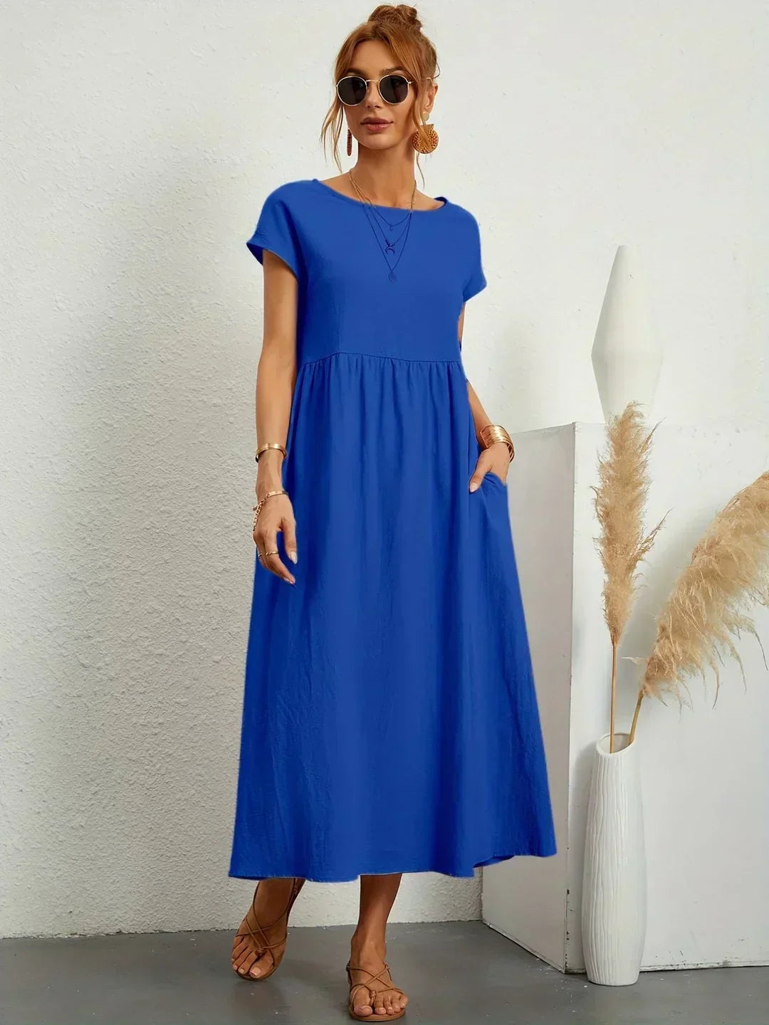 Gabriela | Vestido midi fluido de elegancia atemporal