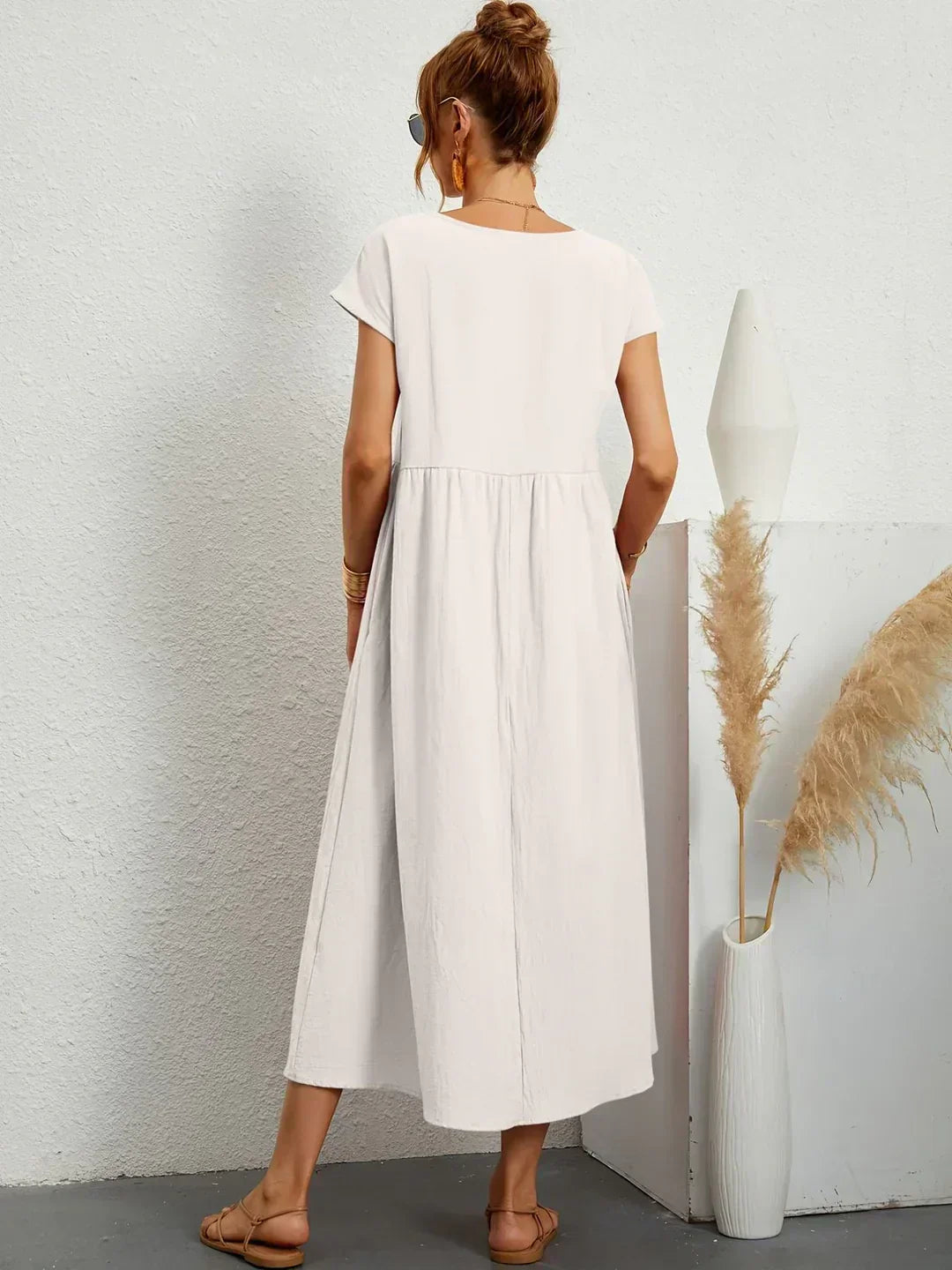 Gabriela | Vestido midi fluido de elegancia atemporal