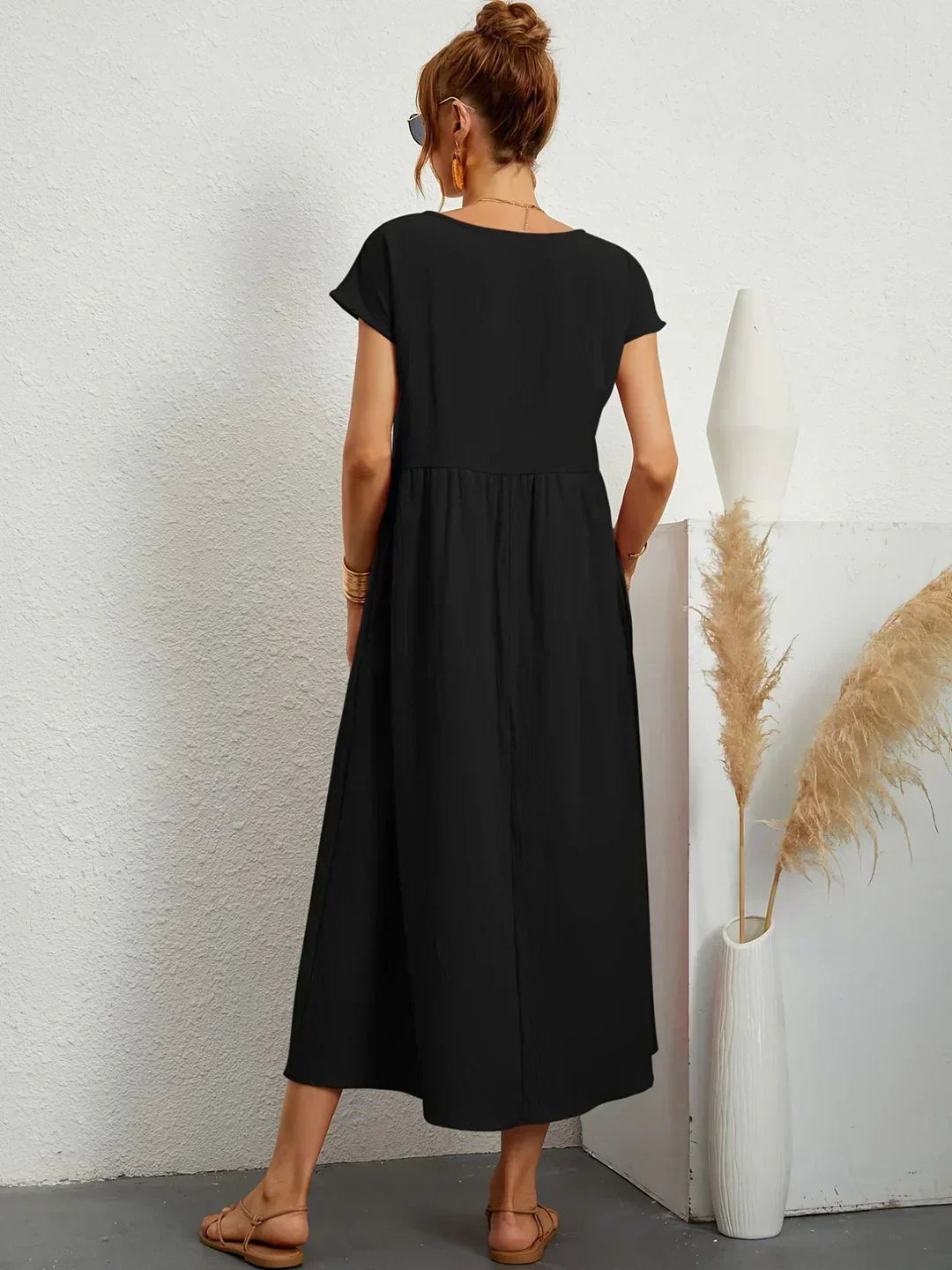 Gabriela | Vestido midi fluido de elegancia atemporal