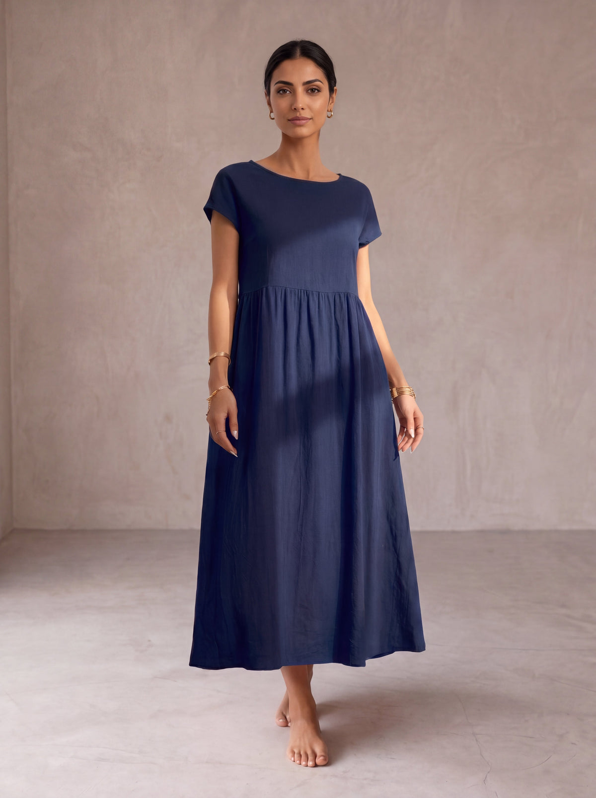 Gabriela | Vestido midi fluido de elegancia atemporal