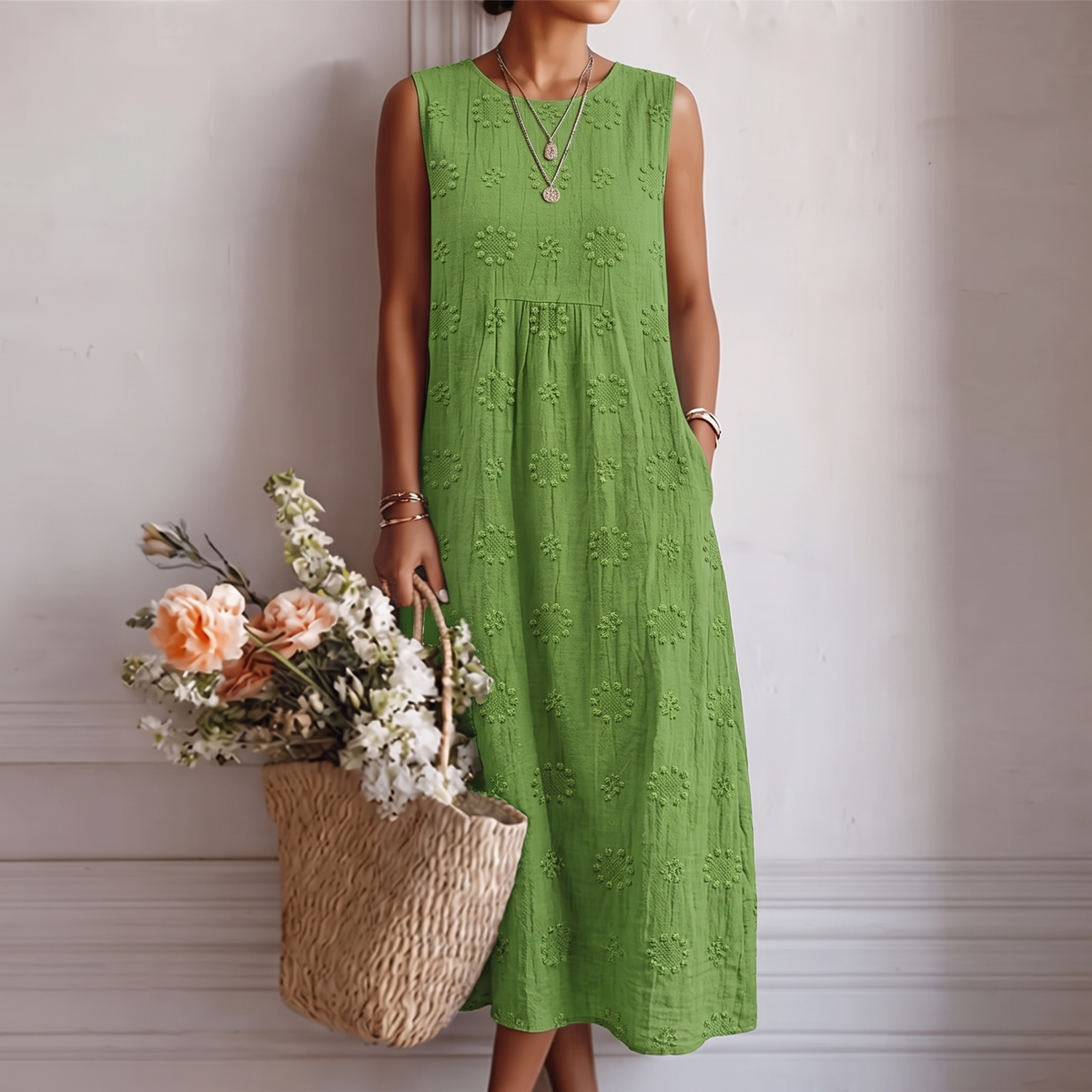 Guadalupe | Vestido Midi Fresco del Día a Día