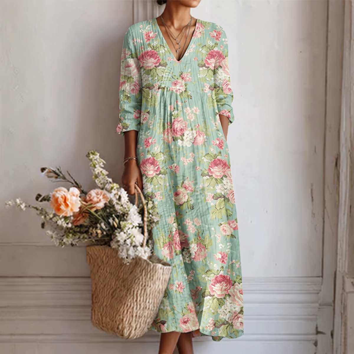 Norma | Vestido Floral Delicado