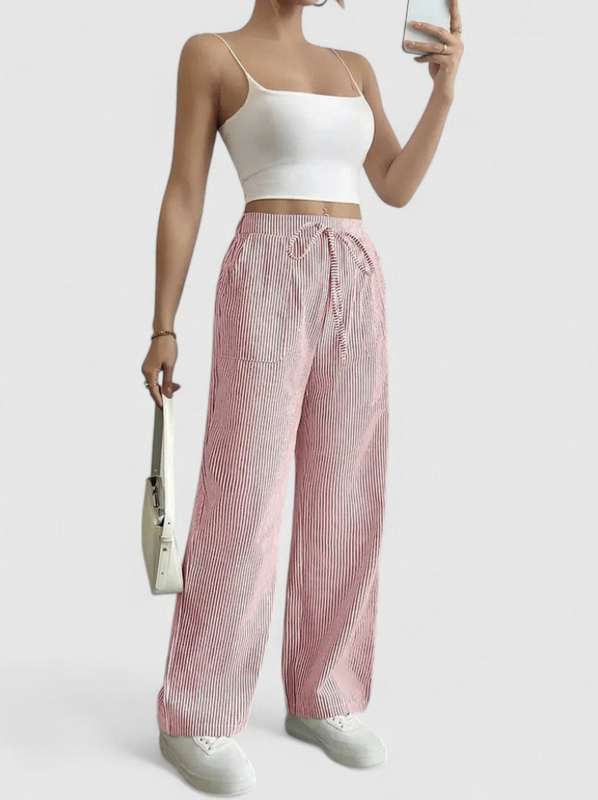 Dominique | Pantalones anchos y cómodos con detalles elegantes