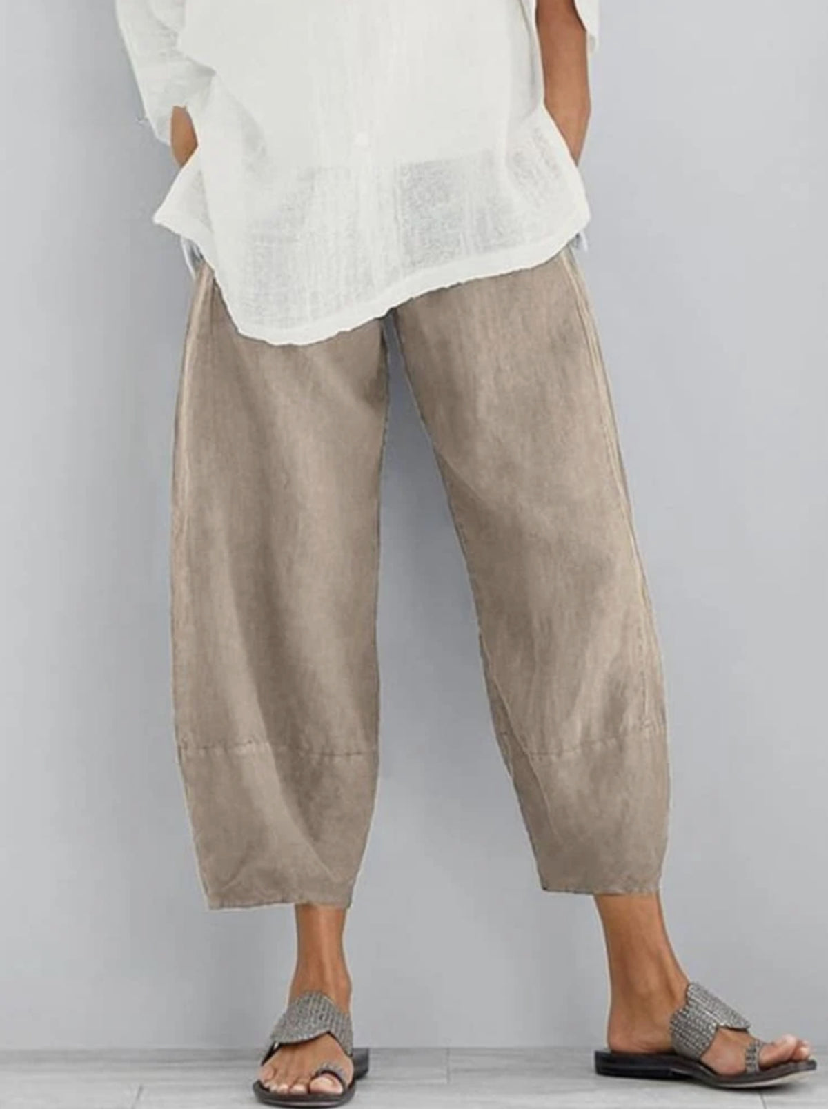 Marina | Pantalones de Lino Sin Esfuerzo para Mujer