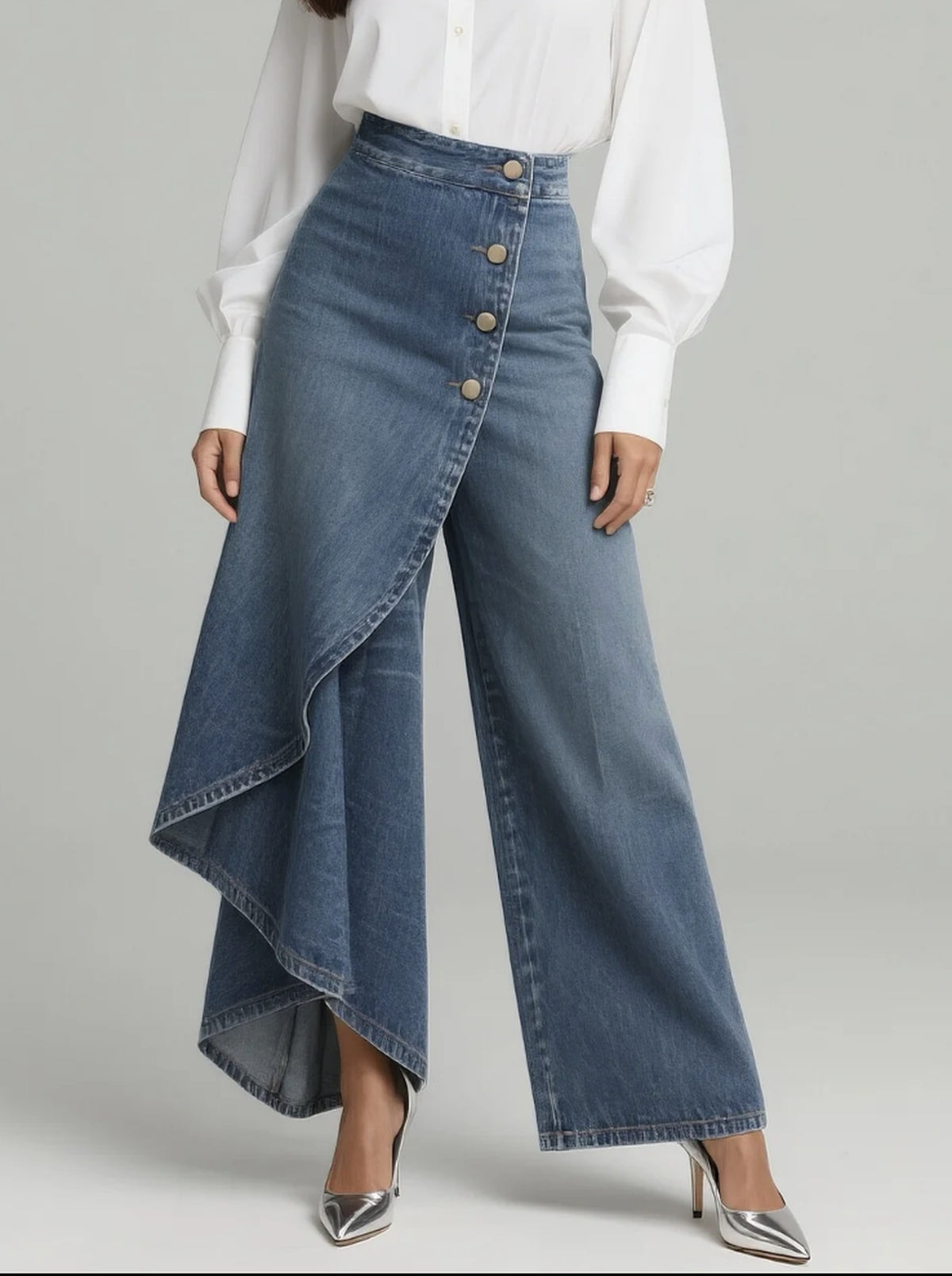 Wikke - Pantalones vaqueros de Mujer