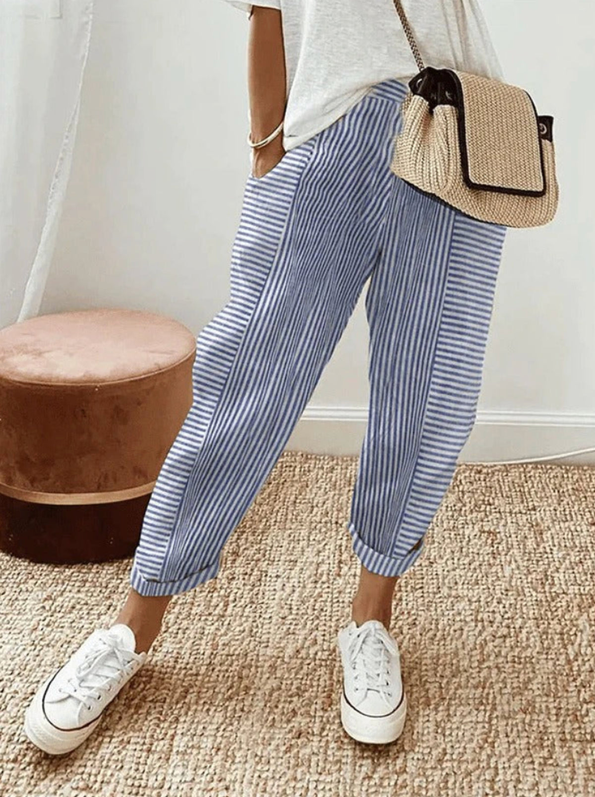 Lore - Pantalones a rayas