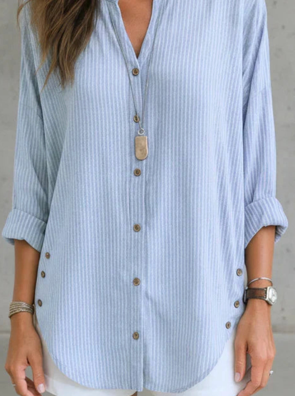 Blusa Linen Stripe