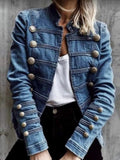 Amelia chaqueta vaquera de inspiración militar