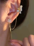 Brazalete Auricular en Forma de Flor – Par